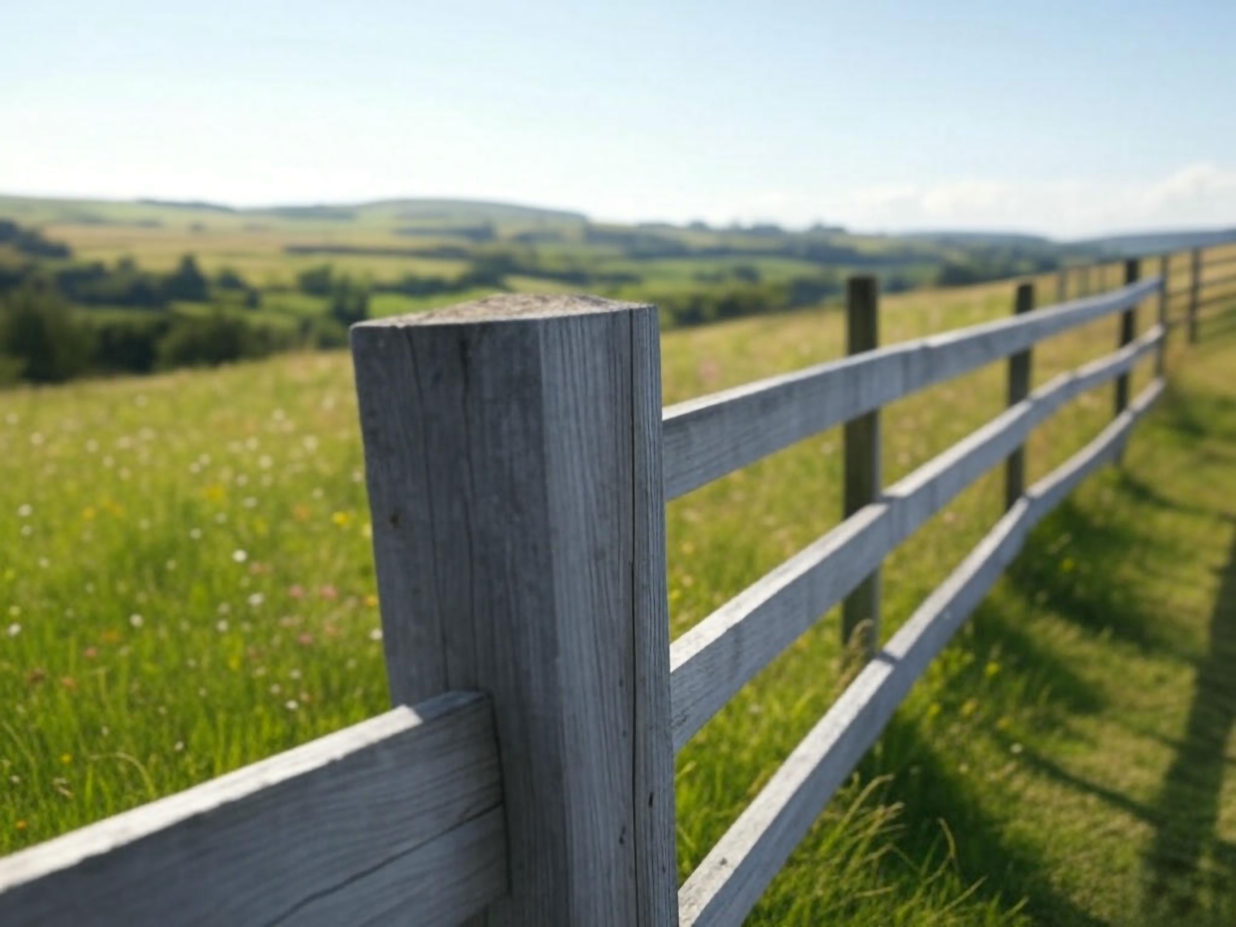 Post and Rail Fencing for Farms, Estates & Equestrian Land in Kenilworth