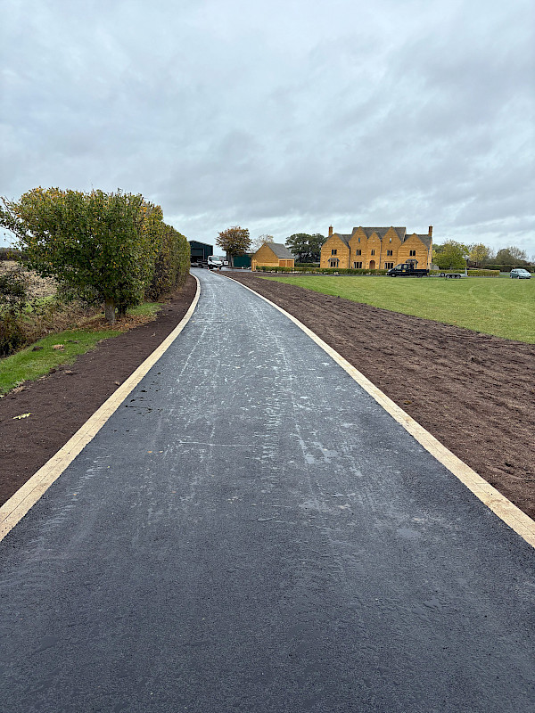 NatraTex Cotswold Aggregate Driveway & Tarmac Roadway - Mickleton, Gloucestershire